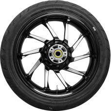 Coastal Moto Hurricane Rear Wheel - Black Cut (18") | Dunlop Tire (180/55B18) - 0336-0024  PKG-HUR185BC-ABST
